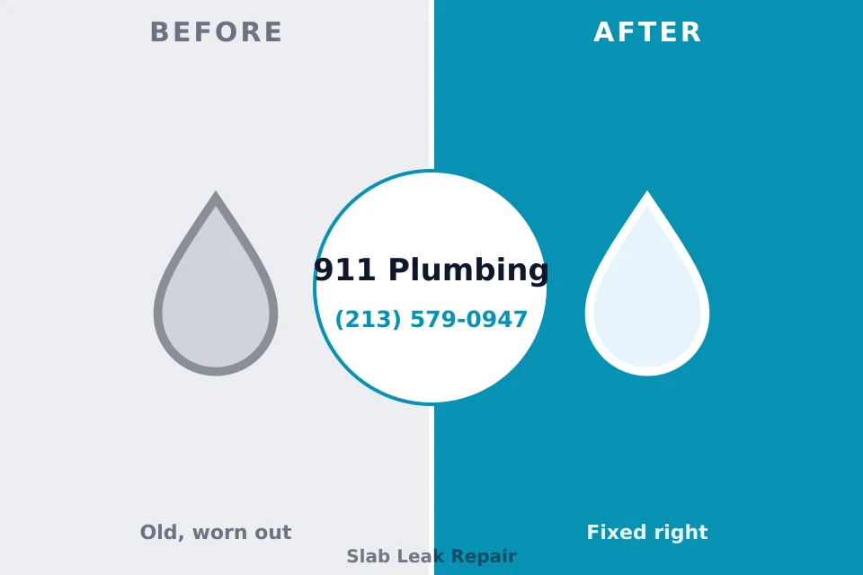 Before and after: plumbing company Fayetteville, AR